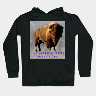 Bison - High Capacity Fluffy Assault Cow Hoodie